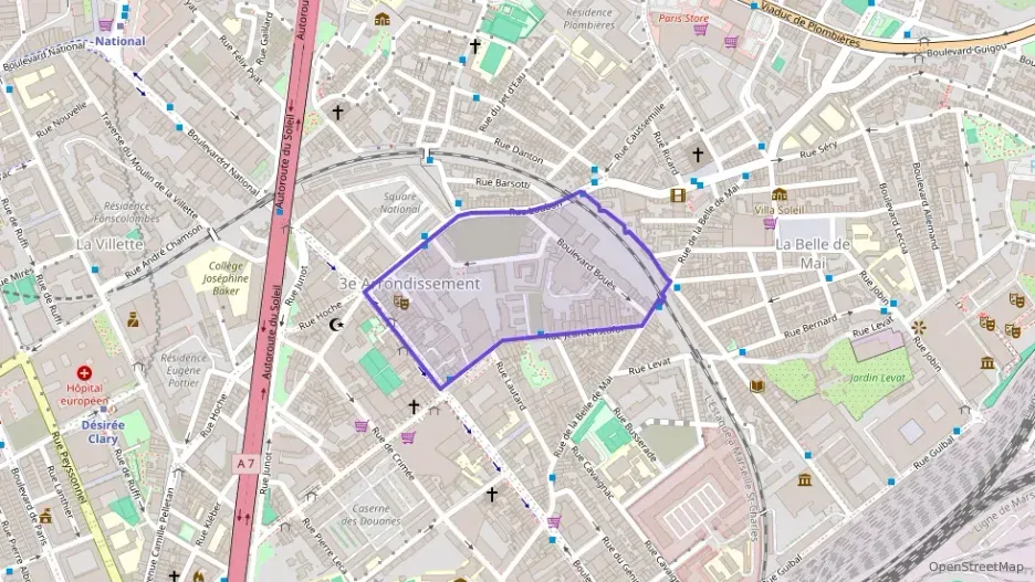 Appartement 78 m² deux pieces à vendre à Marseille 3e Arrondissement