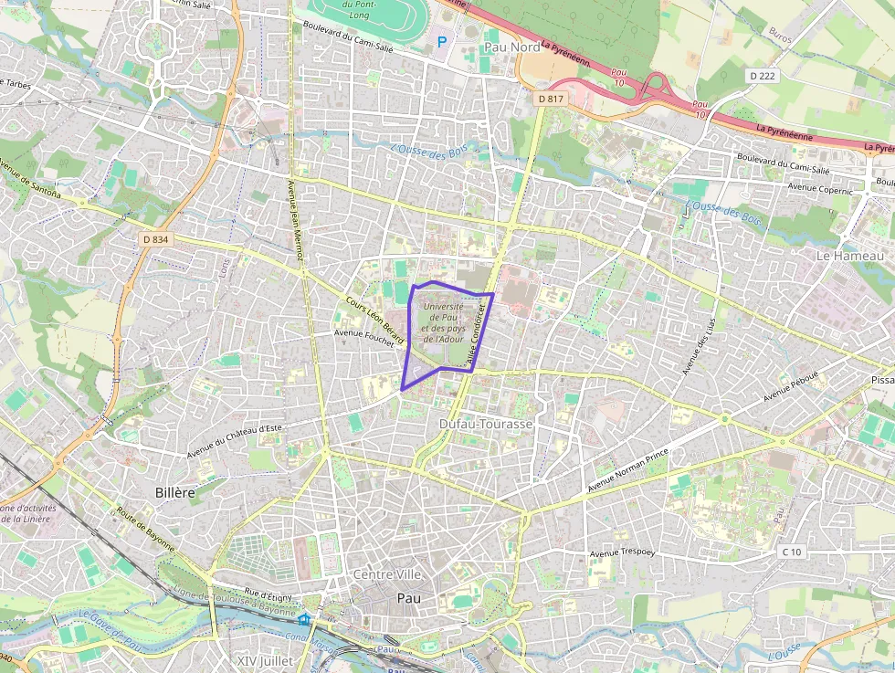 Appartement 76 m² quatre pièces à vendre à Pau