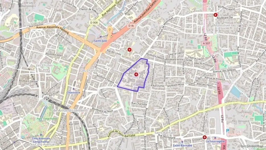 Appartement 53 m² trois pièces à vendre à Marseille 12e Arrondissement