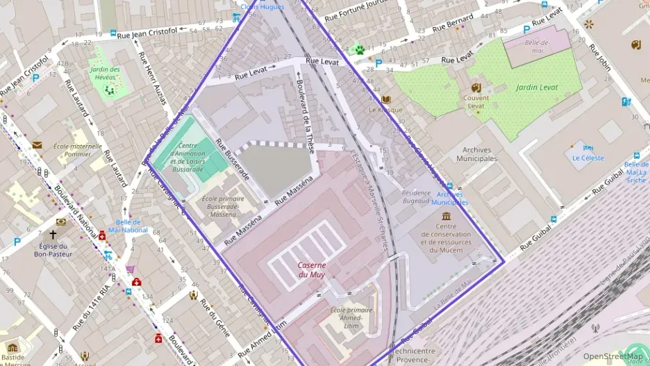 Appartement 105 m² quatre pièces à vendre à Marseille 3e Arrondissement