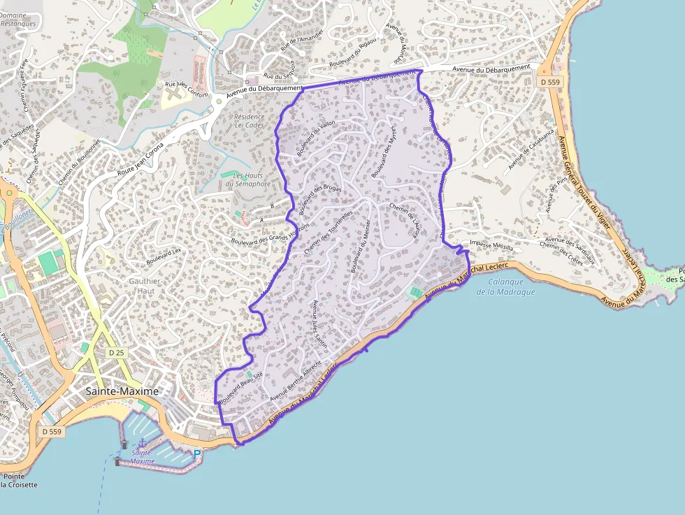 Appartement 60 m² quatre pièces à vendre à Sainte-Maxime