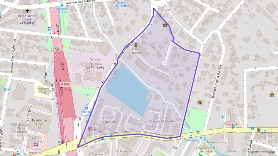 Appartement 96 m² cinq pièces à vendre à Marseille 12e Arrondissement