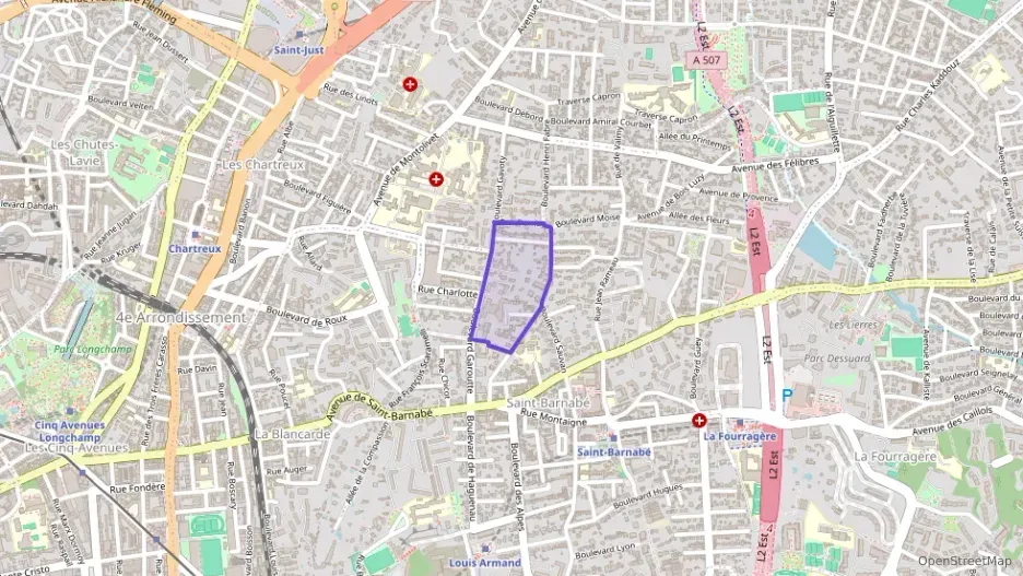 Appartement 64 m² quatre pièces à vendre à Marseille 12e Arrondissement