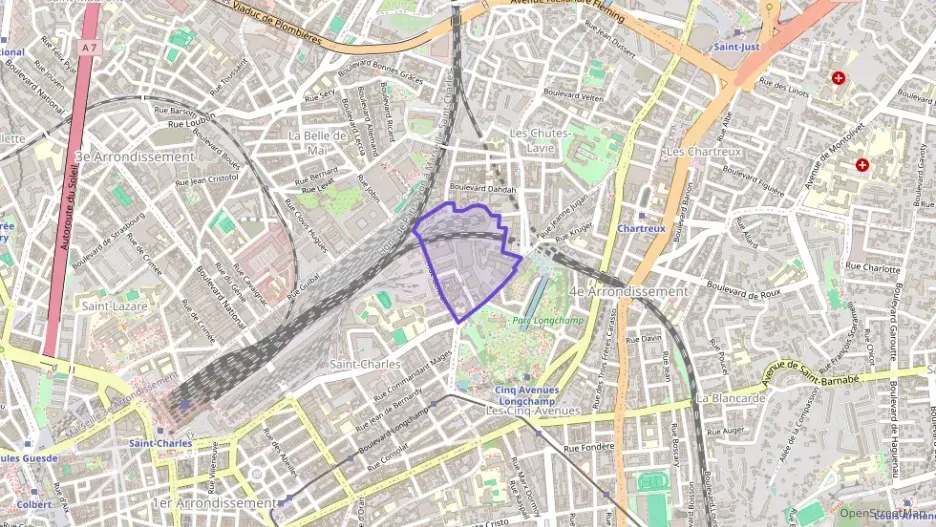 Appartement 40 m² deux pieces à vendre à Marseille 4e Arrondissement