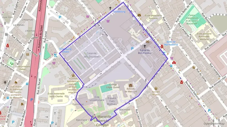 Appartement 59 m² deux pieces à vendre à Marseille 3e Arrondissement Appartement 59 m² deux pieces à vendre à Marseille 3e Arrondissement