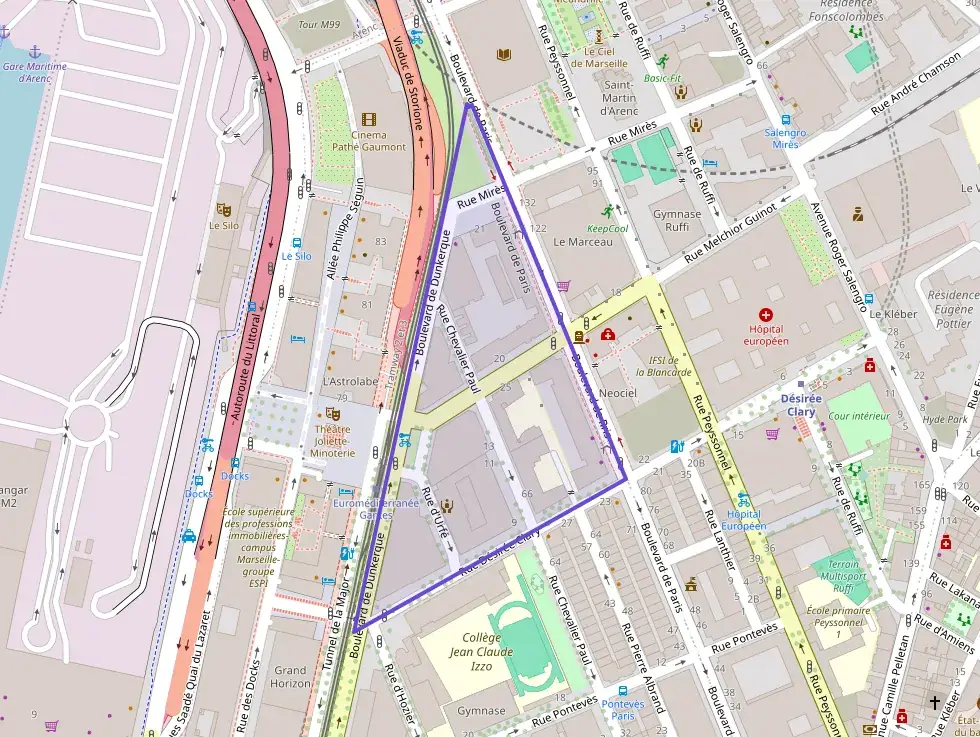 Appartement 48 m² deux pieces à vendre à Marseille 2e Arrondissement