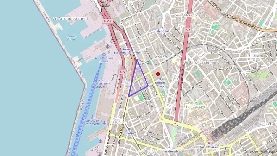 Appartement 48 m² deux pieces à vendre à Marseille 2e Arrondissement