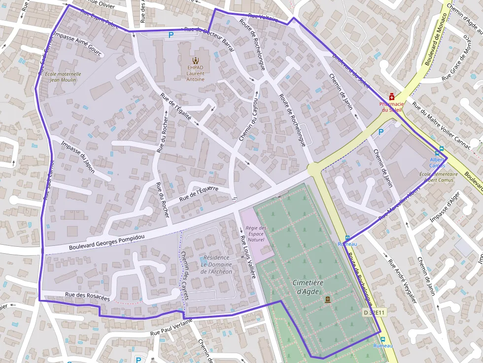 Appartement 60 m² trois pièces à vendre à Agde