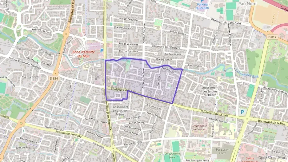 Appartement 85 m² quatre pièces à vendre à Pau