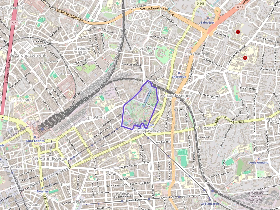 Appartement 70 m² trois pièces à vendre à Marseille 4e Arrondissement