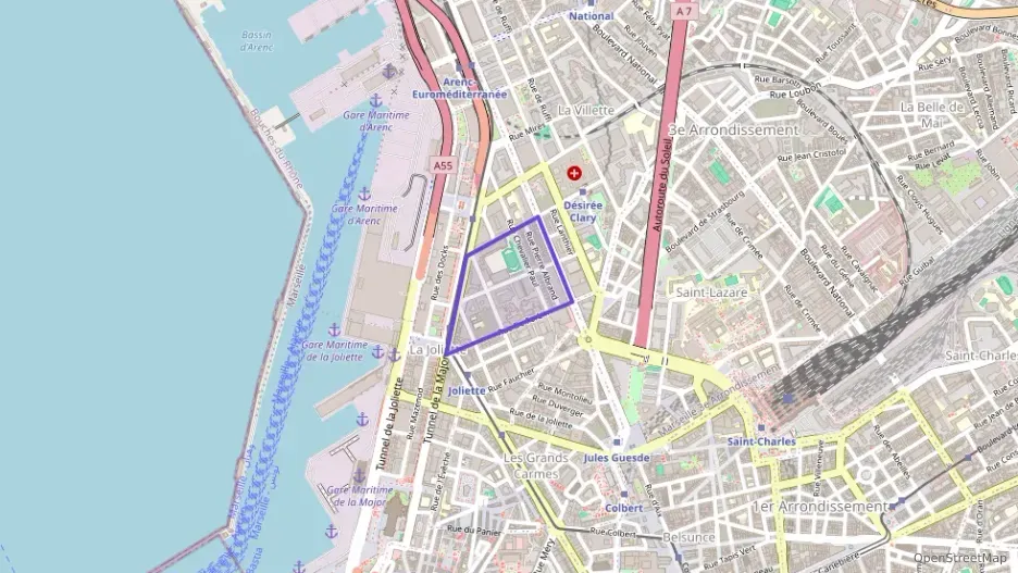 Appartement 85 m² quatre pièces à vendre à Marseille 2e Arrondissement