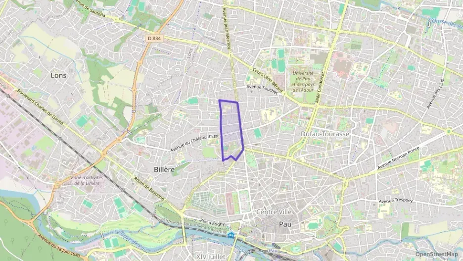 Appartement 45 m² deux pieces à vendre à Pau