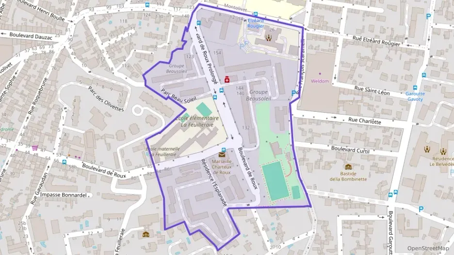 Appartement 60 m² quatre pièces à vendre à Marseille 4e Arrondissement