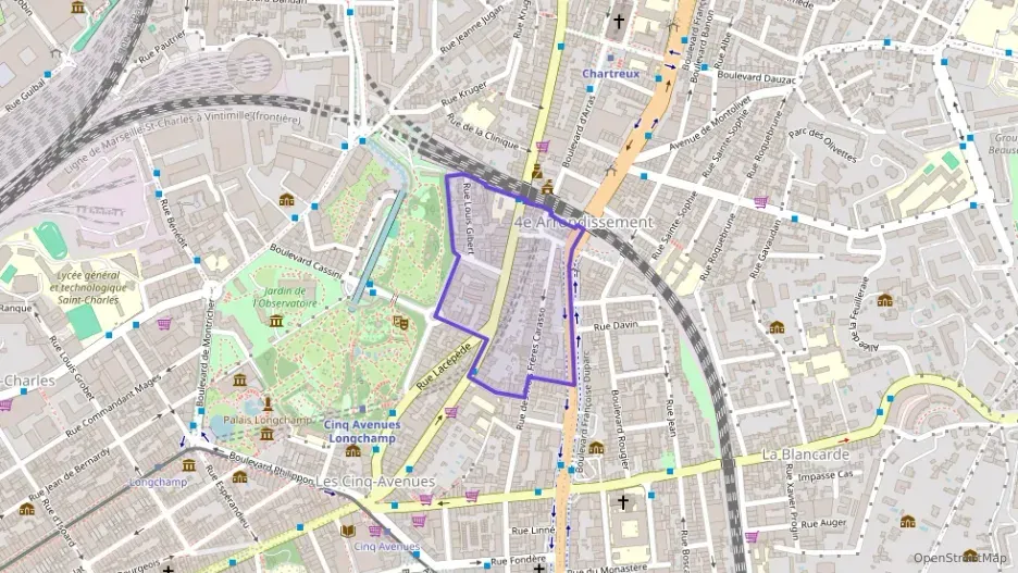 Appartement 72 m² trois pièces à vendre à Marseille 4e Arrondissement