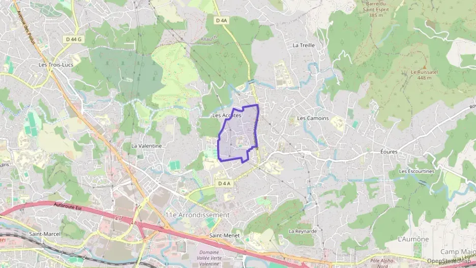 Appartement 58 m² trois pièces à vendre à Marseille 11e Arrondissement Appartement 58 m² trois pièces à vendre à Marseille 11e Arrondissement