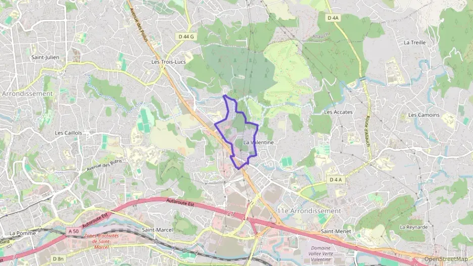 Appartement 62 m² trois pièces à vendre à Marseille 11e Arrondissement Appartement 62 m² trois pièces à vendre à Marseille 11e Arrondissement