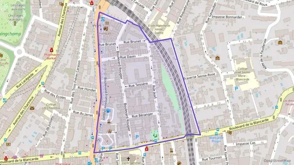 Appartement 64 m² deux pieces à vendre à Marseille 4e Arrondissement