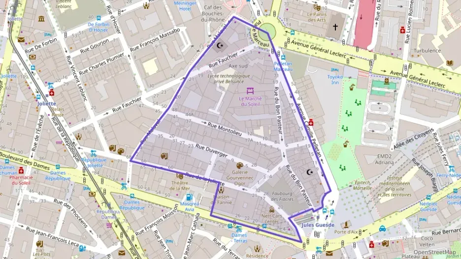 Appartement 60 m² deux pieces à vendre à Marseille 2e Arrondissement
