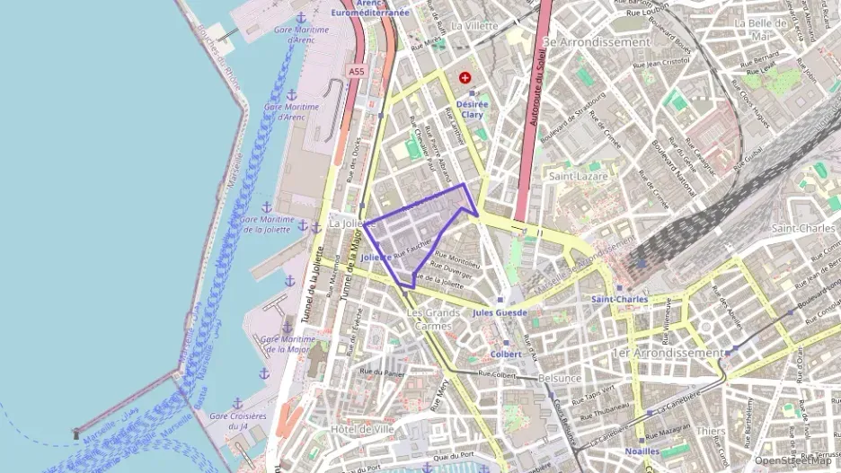 Appartement 49 m² deux pieces à vendre à Marseille 2e Arrondissement