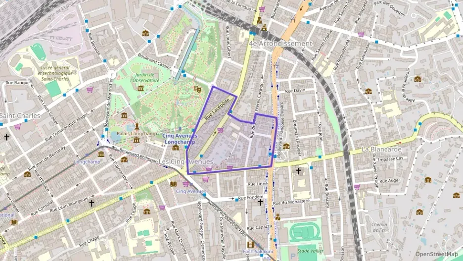 Appartement 61 m² deux pieces à vendre à Marseille 4e Arrondissement