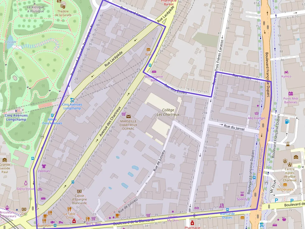 Appartement 109 m² quatre pièces à vendre à Marseille 4e Arrondissement