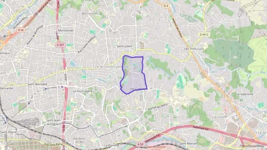 Appartement 50 m² deux pieces à vendre à Marseille 12e Arrondissement Appartement 50 m² deux pieces à vendre à Marseille 12e Arrondissement