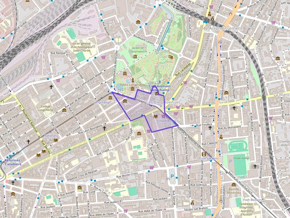 Appartement 90 m² quatre pièces à vendre à Marseille 4e Arrondissement