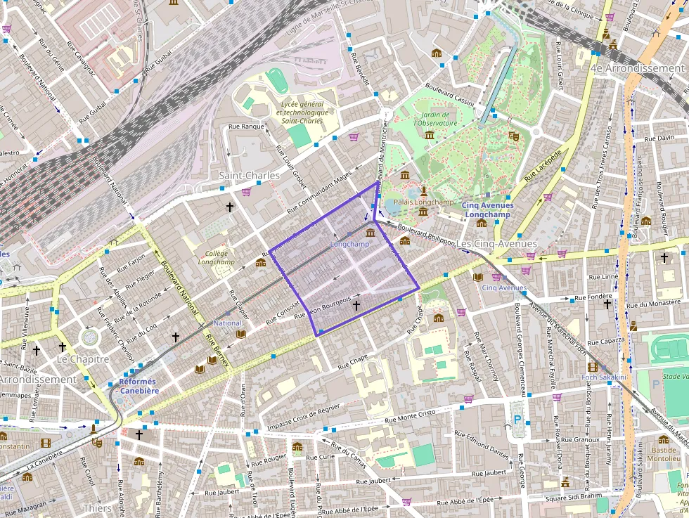 Appartement 47 m² trois pièces à vendre à Marseille 1er Arrondissement