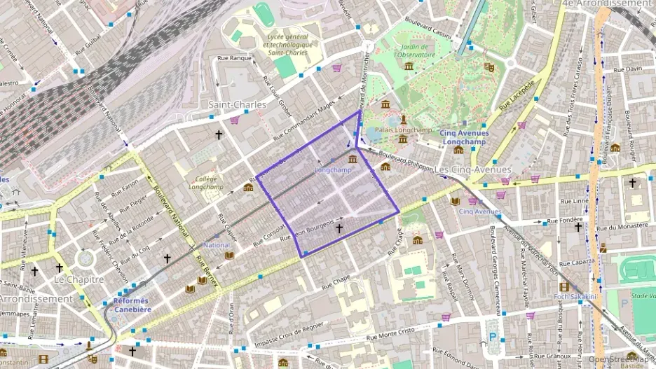 Appartement 60 m² deux pieces à vendre à Marseille 1er Arrondissement