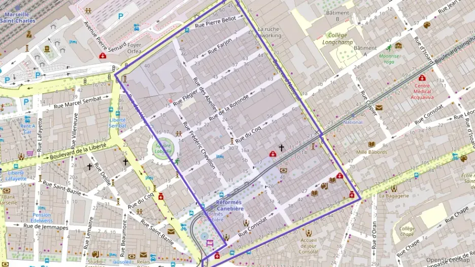 Appartement 66 m² deux pieces à vendre à Marseille 1er Arrondissement