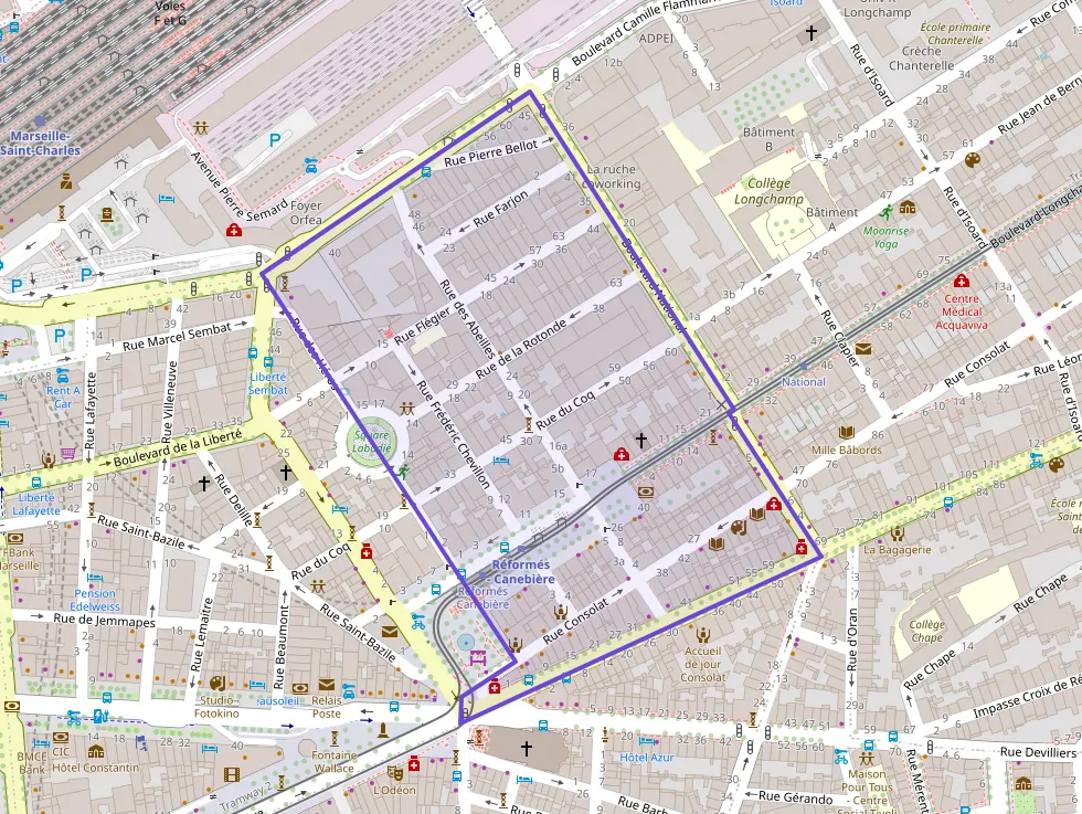 Appartement 40 m² deux pieces à vendre à Marseille 1er Arrondissement