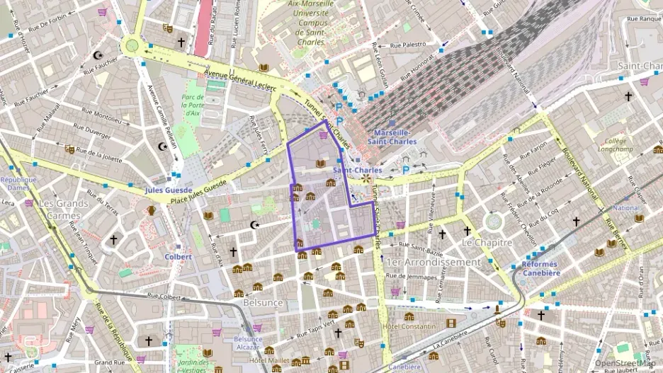 Appartement 35 m² deux pieces à vendre à Marseille 1er Arrondissement