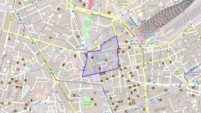 Appartement 43 m² deux pieces à vendre à Marseille 1er Arrondissement