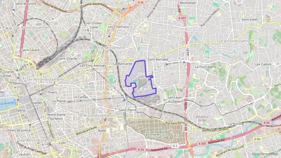 Appartement 116 m² cinq pièces à vendre à Marseille 12e Arrondissement