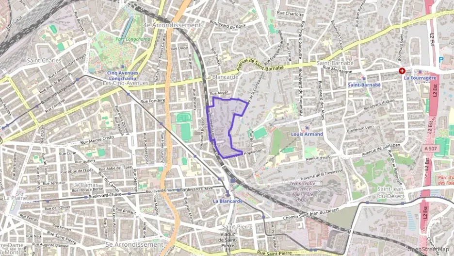 Appartement 69 m² quatre pièces à vendre à Marseille 4e Arrondissement