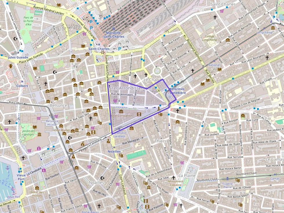 Appartement 37 m² deux pieces à vendre à Marseille 1er Arrondissement