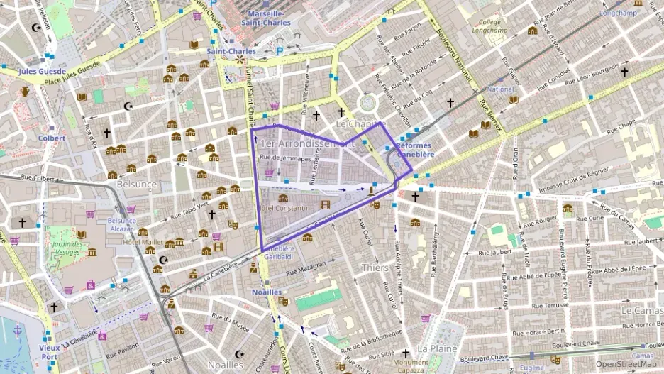 Appartement 41 m² une piece à vendre à Marseille 1er Arrondissement