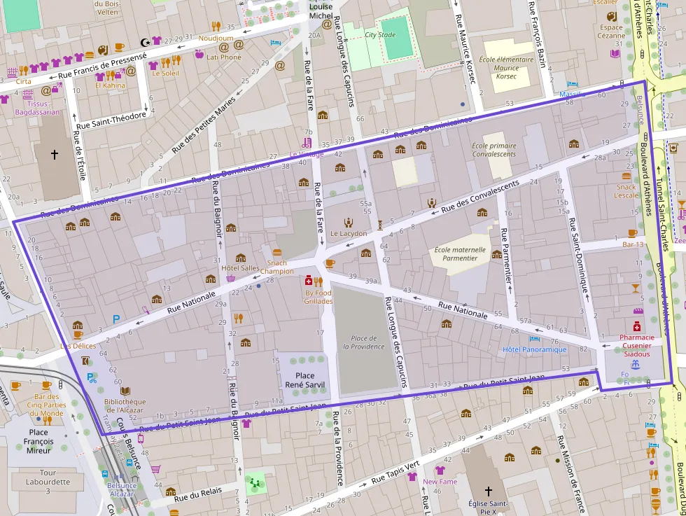 Appartement 76 m² trois pièces à vendre à Marseille 1er Arrondissement