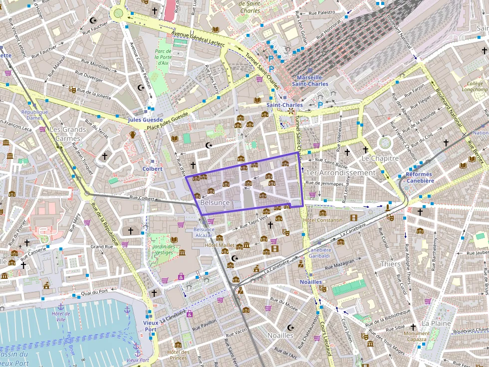 Appartement 76 m² trois pièces à vendre à Marseille 1er Arrondissement
