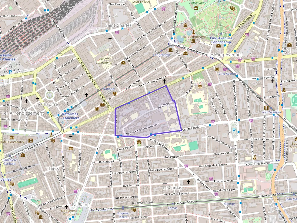 Appartement 50 m² deux pieces à vendre à Marseille 4e Arrondissement