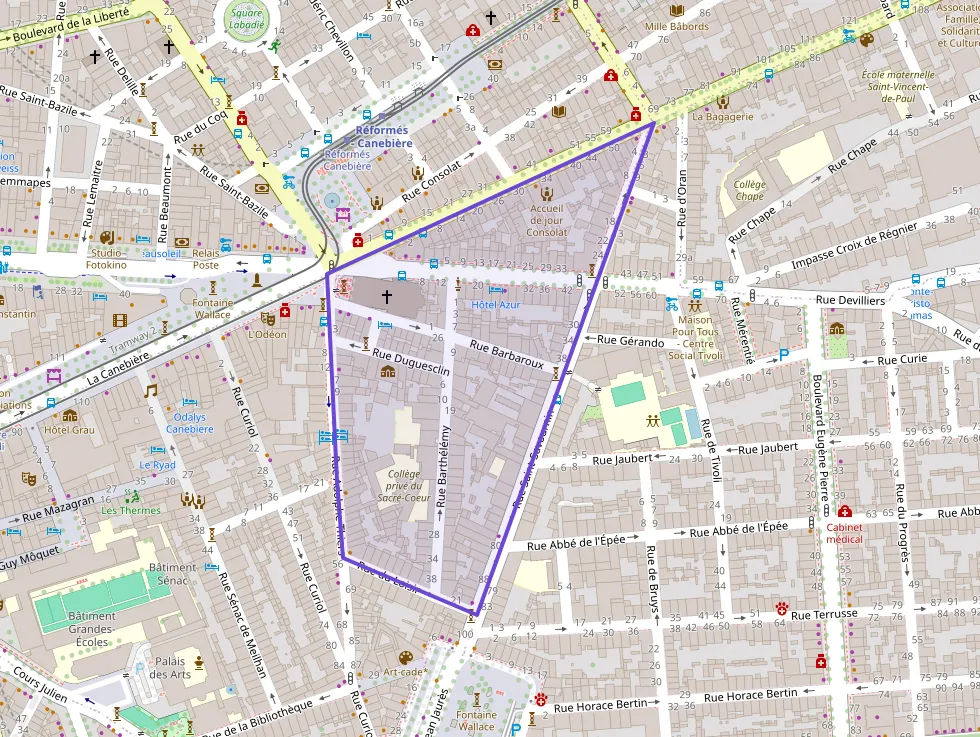 Appartement 62 m² trois pièces à vendre à Marseille 1er Arrondissement