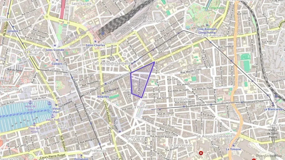 Appartement 62 m² trois pièces à vendre à Marseille 1er Arrondissement