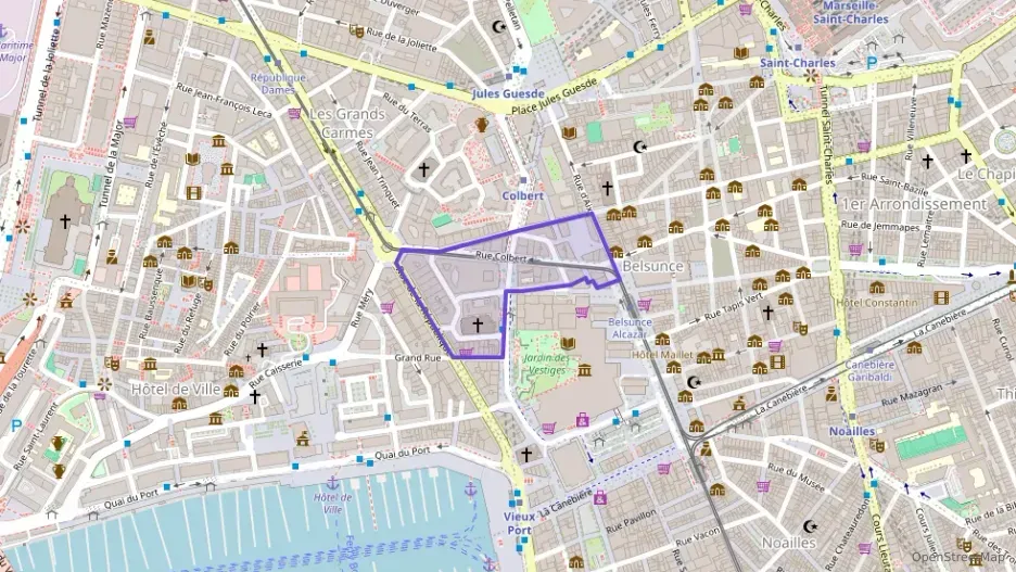 Appartement 115 m² trois pièces à vendre à Marseille 1er Arrondissement Appartement 115 m² trois pièces à vendre à Marseille 1er Arrondissement