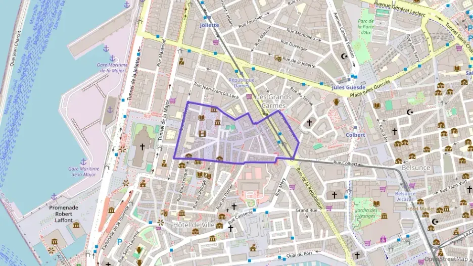 Appartement 86 m² quatre pièces à vendre à Marseille 2e Arrondissement