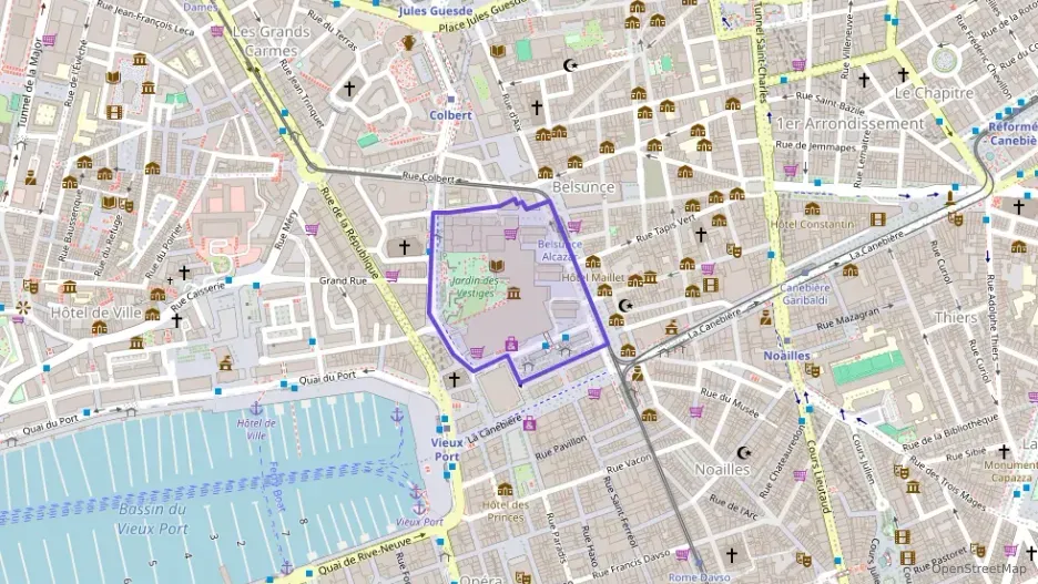 Appartement 87 m² trois pièces à vendre à Marseille 1er Arrondissement