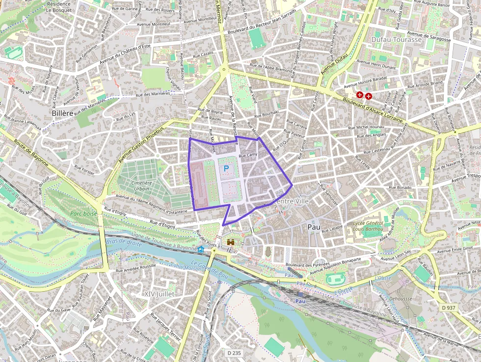 Appartement 51 m² trois pièces à vendre à Pau