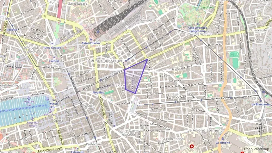 Appartement 66 m² quatre pièces à vendre à Marseille 1er Arrondissement