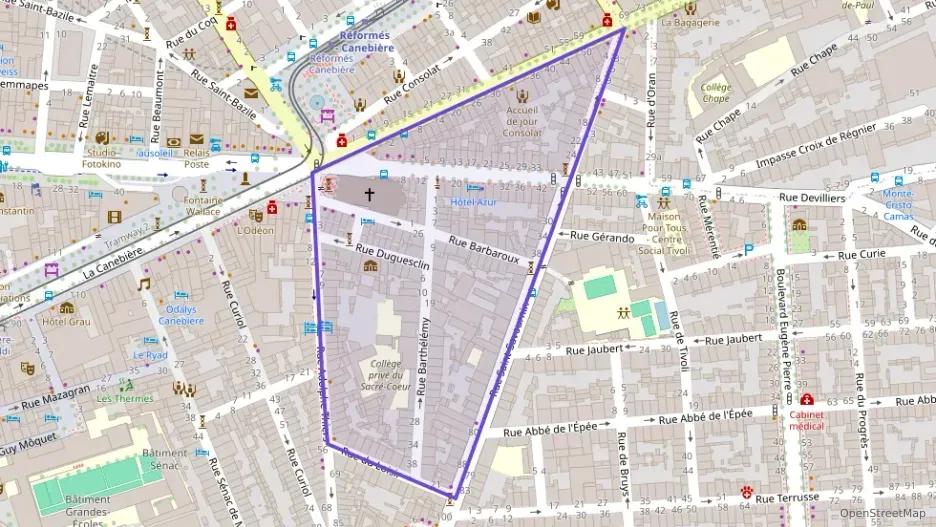 Appartement 70 m² trois pièces à vendre à Marseille 1er Arrondissement