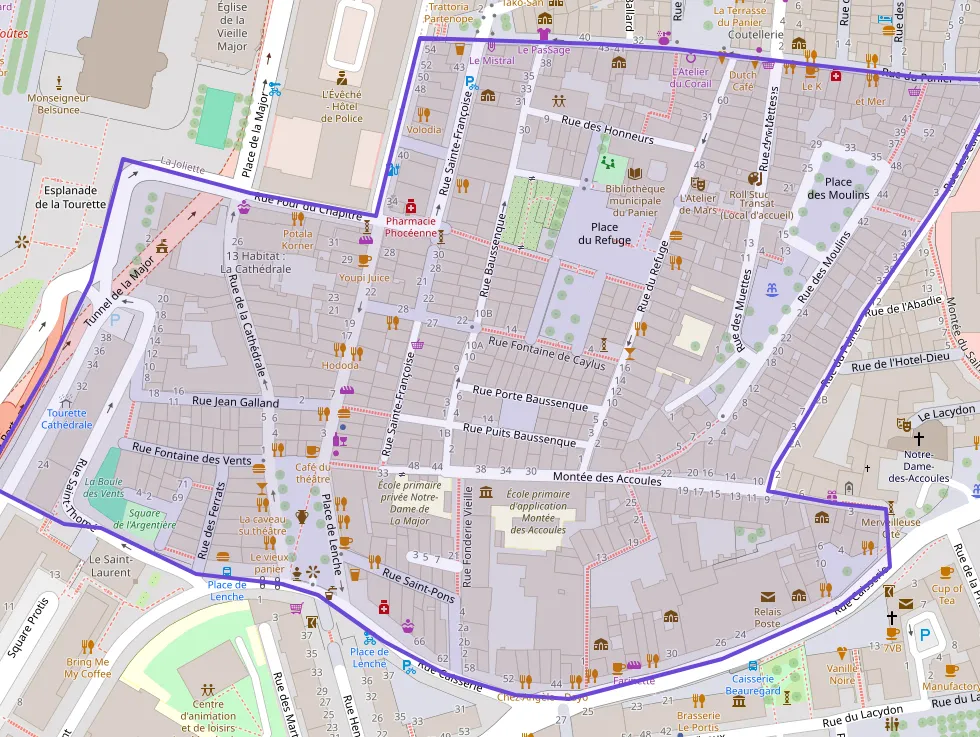 Appartement 55 m² trois pièces à vendre à Marseille 2e Arrondissement