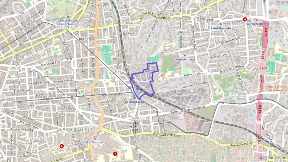 Appartement 35 m² deux pieces à vendre à Marseille 4e Arrondissement